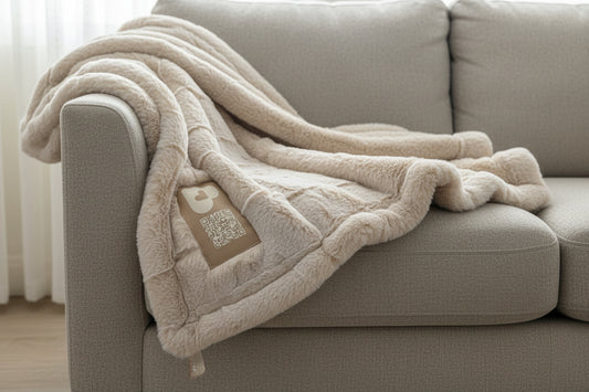 Checkers Snuggle Minky Blanket